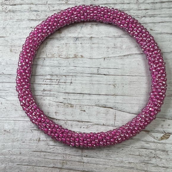 Roll on bracelets! Set of two. Pink, purple,gold. Lovely! New without tags. 😍 - Picture 4 of 5